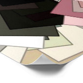 Abstracte expressionistische kunst poster (Hoek)