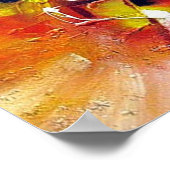 Abstracte expressionistische kunst schilderend kle poster (Hoek)