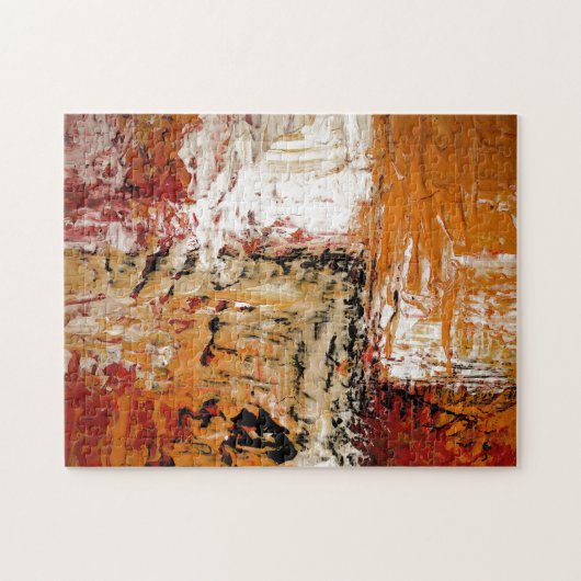 Abstracte expressionistische schilderijen legpuzzel (Horizontaal)