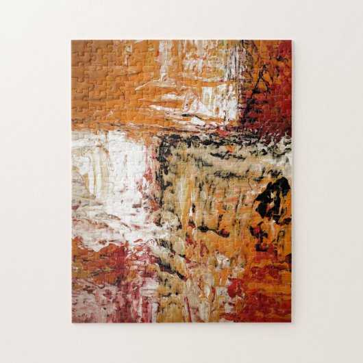 Abstracte expressionistische schilderijen legpuzzel (Verticaal)