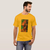 Abstracte Face Art Mannen T-shirt (Voorkant volledig)