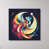 Abstracte Fairy Art Stretched Canvas Afdruk (Voorkant)