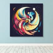 Abstracte Fairy Art Stretched Canvas Afdruk (Insitu (Houten vloer))