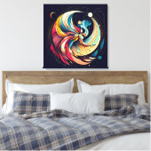 Abstracte Fairy Art Stretched Canvas Afdruk (Insitu (Slaapkamer))