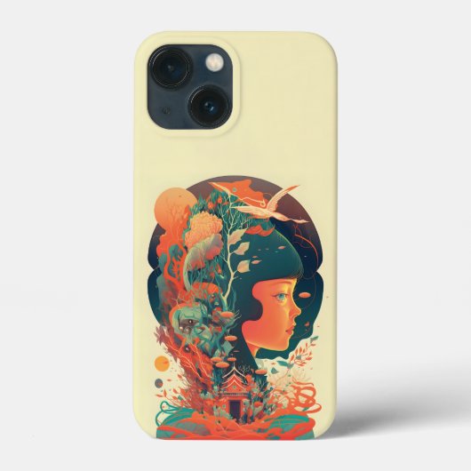 Abstracte Fantasiewereld van onmogelijke objecten Case-Mate iPhone Case (Achterkant)