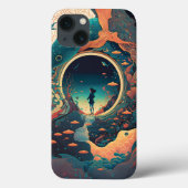 Abstracte Fantasiewereld van onmogelijke objecten Case-Mate iPhone Case (Achterkant)