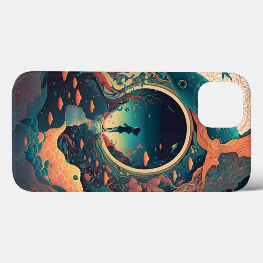 Abstracte Fantasiewereld van onmogelijke objecten Case-Mate iPhone Case (Achterkant (horizontaal))