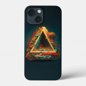 Abstracte Fantasiewereld van onmogelijke objecten Case-Mate iPhone Case (Achterkant)