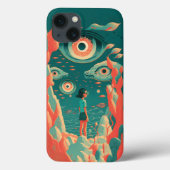Abstracte Fantasiewereld van onmogelijke objecten Case-Mate iPhone Case (Achterkant)