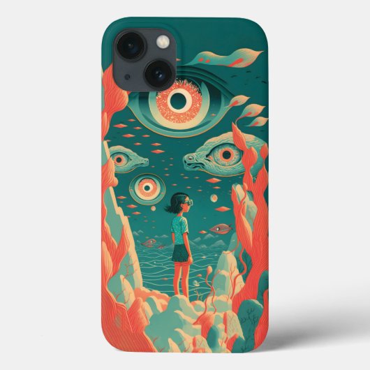 Abstracte Fantasiewereld van onmogelijke objecten Case-Mate iPhone Case (Achterkant)