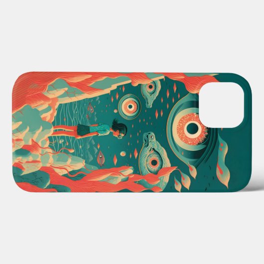 Abstracte Fantasiewereld van onmogelijke objecten Case-Mate iPhone Case (Achterkant (horizontaal))