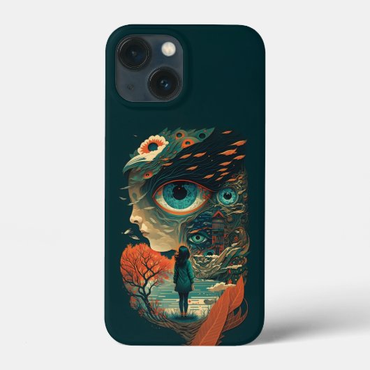Abstracte Fantasiewereld van onmogelijke objecten Case-Mate iPhone Case (Achterkant)