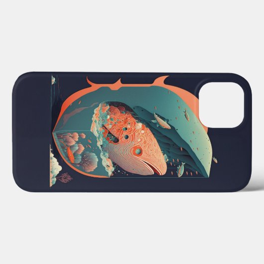 Abstracte Fantasiewereld van onmogelijke objecten Case-Mate iPhone Case (Achterkant (horizontaal))