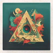 Abstracte Fantasiewereld van onmogelijke objecten