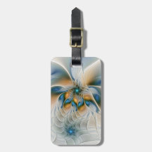 Abstracte Fantastische fractale kunst met blauw