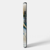 Abstracte Fantastische fractale kunst met blauw Case-Mate iPhone Case (Achterkant / Links)