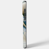 Abstracte Fantastische fractale kunst met blauw Case-Mate iPhone Case (Achterkant / Links)