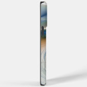 Abstracte Fantastische fractale kunst met blauw Case-Mate iPhone Case (Achterkant / Rechts)
