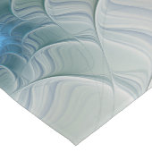 Abstracte Fantastische fractale kunst met blauw Korte Tafelloper (Hoek)