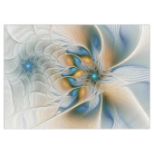 Abstracte Fantastische fractale kunst met blauw Tafelkleed (Voorkant (Horizontaal))