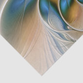 Abstracte Fantastische fractale kunst met blauw Tissuepapier (Detail)