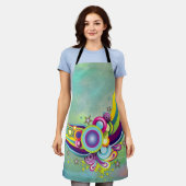 Abstracte Fantasy All-Over-Print Tanktop Schort (Gedragen)