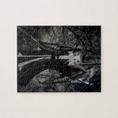 Abstracte Fantasy Black Knight Plague Legpuzzel (Horizontaal)