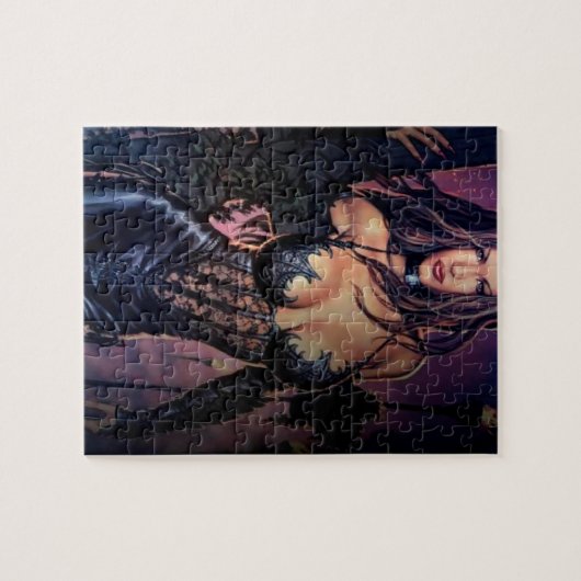 Abstracte Fantasy Dark Mistress Legpuzzel (Horizontaal)