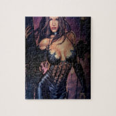 Abstracte Fantasy Dark Mistress Legpuzzel (Verticaal)