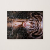 Abstracte Fantasy Devils Daughter Reborn Legpuzzel (Horizontaal)