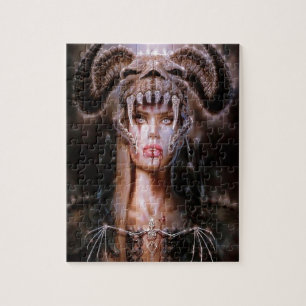 Abstracte Fantasy Devils Daughter Reborn Legpuzzel