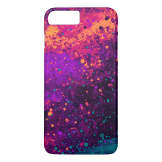 Abstracte Fantasy Galaxy Sky Paint Splatter Art iPhone 8/7 Plus Hoesje
