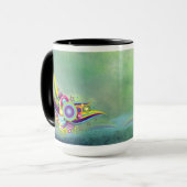 Abstracte Fantasy Mok (Voorkant links)