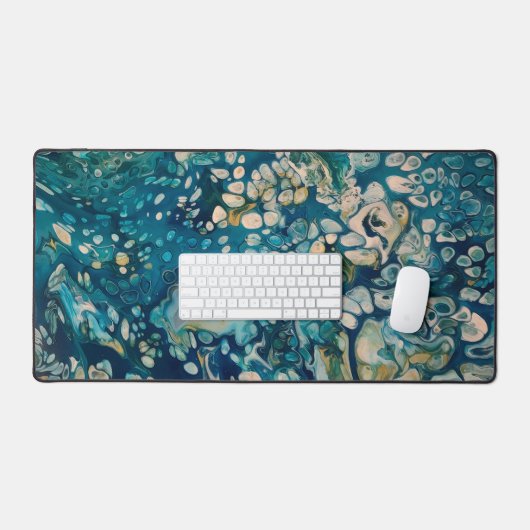 Abstracte Fantasy onder water Bureaumat (Keyboard & Muis)