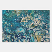 Abstracte Fantasy onder water Inpakpapier Vel (Voorkant 3)
