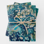 Abstracte Fantasy onder water Inpakpapier Vel (In situ)