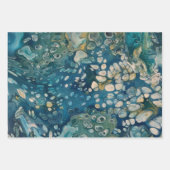 Abstracte Fantasy onder water Inpakpapier Vel (Voorkant 2)