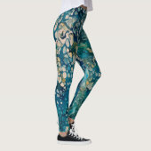 Abstracte Fantasy onder water Leggings (Rechts)