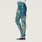 Abstracte Fantasy onder water Leggings (Links)