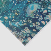 Abstracte Fantasy onder water Tissuepapier (Detail)
