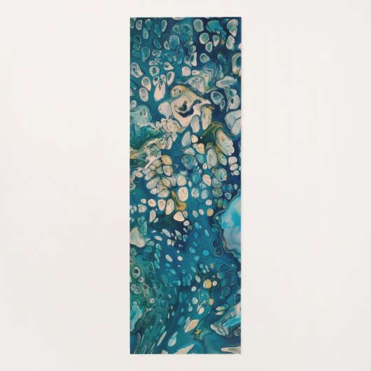 Abstracte Fantasy onder water Yogamat (Achterkant)
