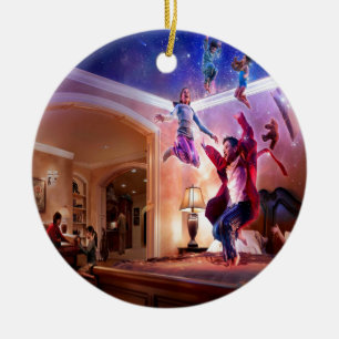 Abstracte Fantasy Peter Pan Celebration Keramisch Ornament