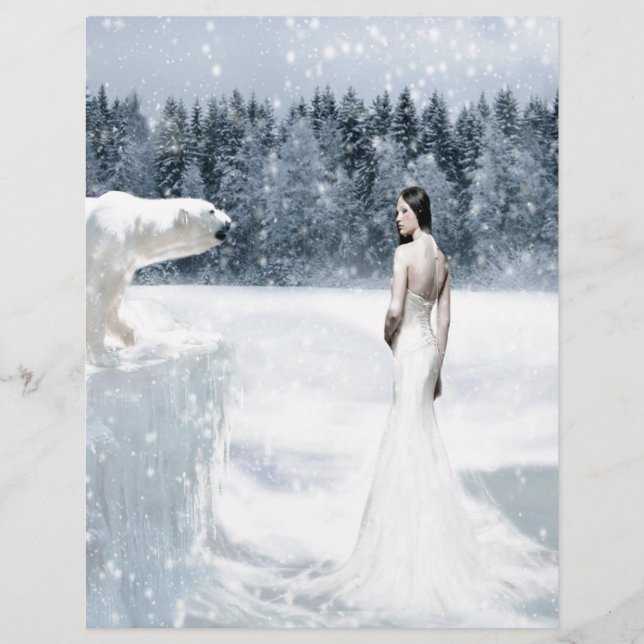 Abstracte Fantasy Snow (Voorkant)