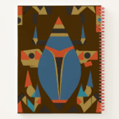 Abstracte faraonische kunst notitieboek (Achterkant)