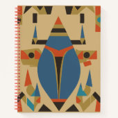 Abstracte faraonische kunst notitieboek (Voorkant)