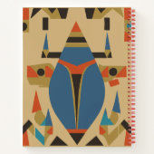 Abstracte faraonische kunst notitieboek (Achterkant)