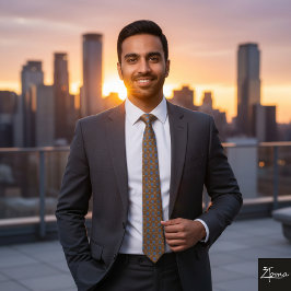 Abstracte faraonische kunst Stropdas