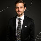 Abstracte faraonische kunst Stropdas