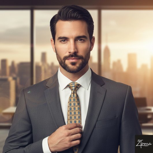 Abstracte faraonische kunst Stropdas