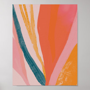 Abstracte fauna poster
